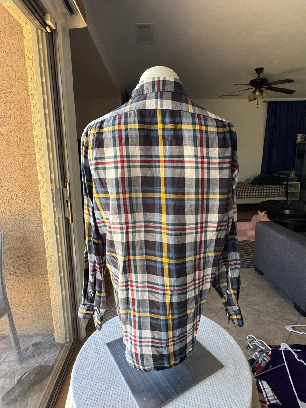 Polo by Ralph Lauren Multicolor Plaid Button-Down Shirt with Red Pony